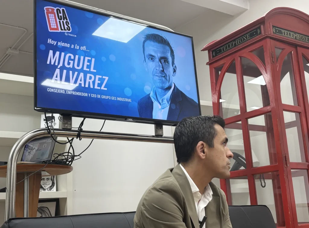 Miguel Álvarez (RC Celta) en la charla en Hacce | Haccecall